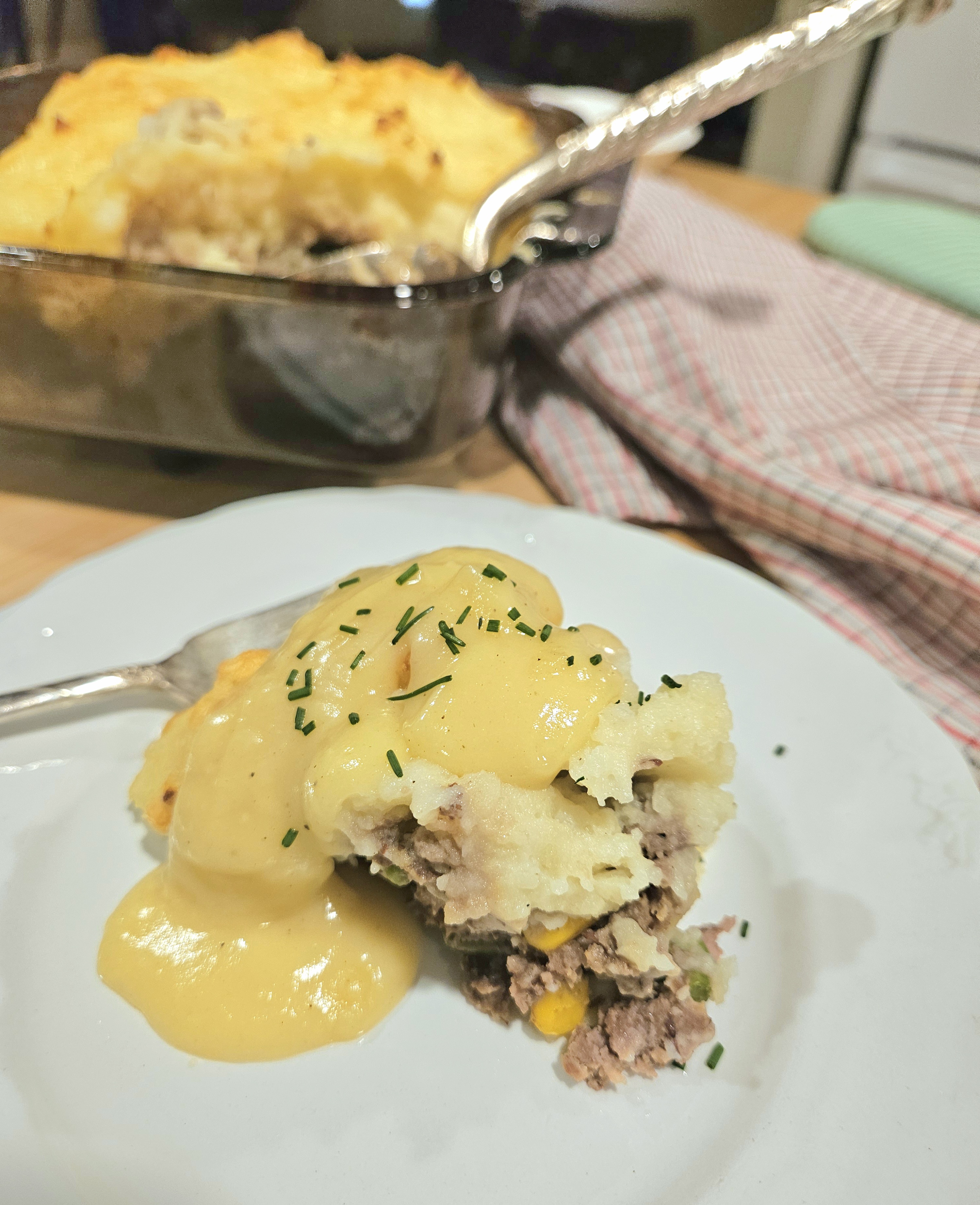 Meatloaf Mashed Potato Pie